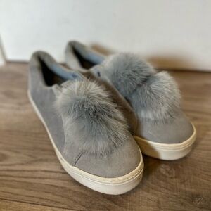 Sam Edelman Leya Blue and White Sneakers